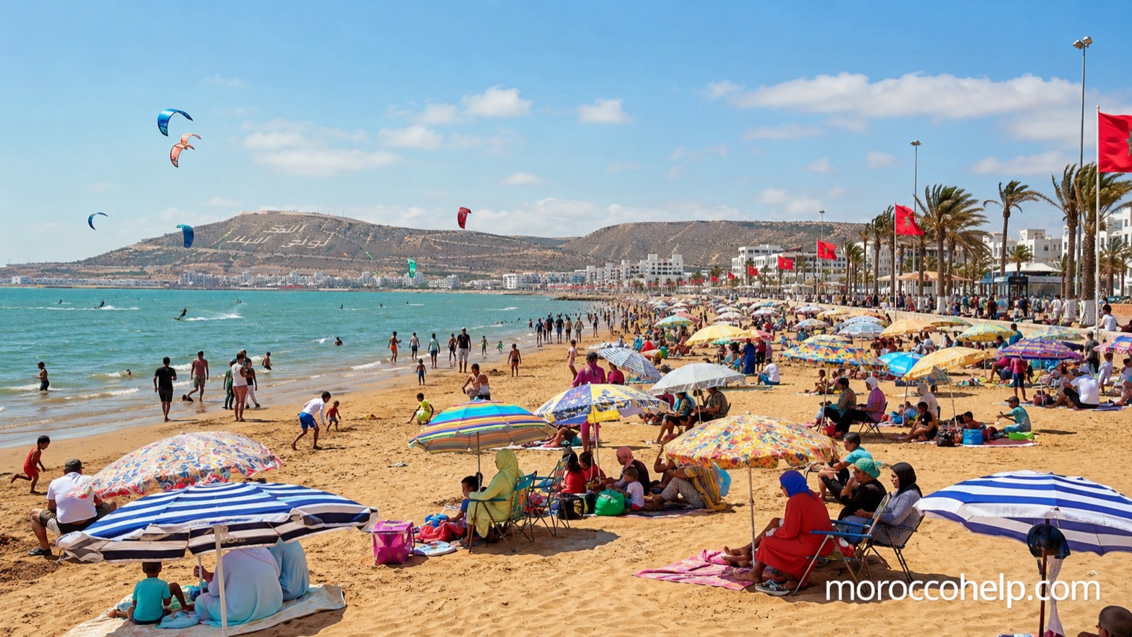 Morocco Holiday Week August 20-26, 2026: Beach Weather Outlook for Revolution Day, Youth Day and Mawlid Nabawi
