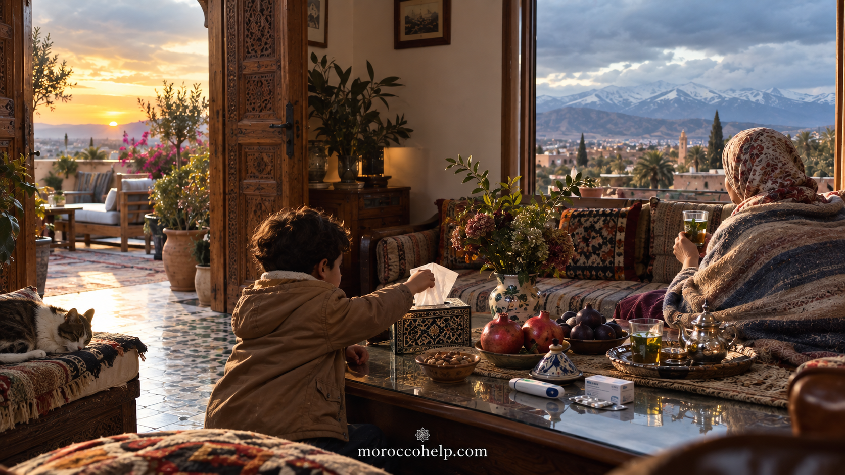 Weather Change and Health in Morocco: Flu Season Arrives With the September Cool-Down